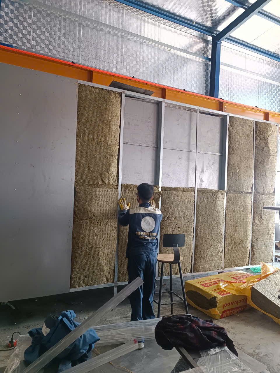 Lắp đặt hệ thống sơn tĩnh điện